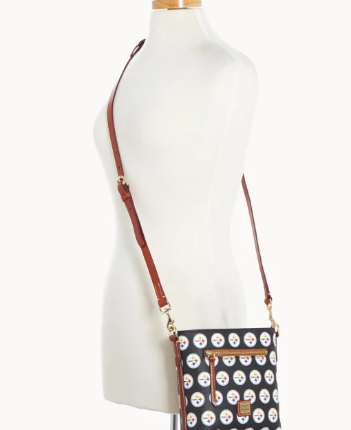 Dooney & Bourke Game Day Ready | Printed Fabric^NFL Small Zip Crossbody