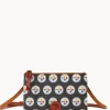 Dooney & Bourke Game Day Ready | Printed Fabric^NFL Top Zip Crossbody