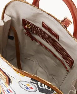Dooney & Bourke Game Day Ready | Printed Fabric^NFL Zip Pod Backpack