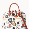 Dooney & Bourke Game Day Ready | Printed Fabric^NFL Zip Zip Satchel