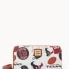 Dooney & Bourke Grab and Go | Wristlets^NFL Large Zip Around Wristlet