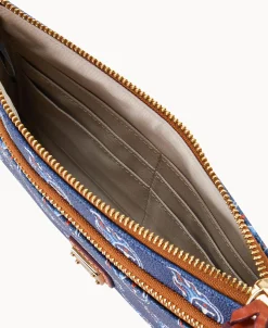 Dooney & Bourke Grab and Go | Wristlets^NFL Titans Double Zip Wristlet