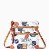 Dooney & Bourke Game Day Ready | Printed Fabric^NFL N S Triple Zip Crossbody