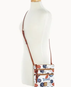Dooney & Bourke Game Day Ready | Printed Fabric^NFL N S Triple Zip Crossbody