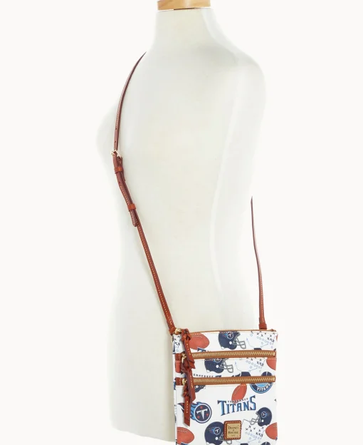 Dooney & Bourke Game Day Ready | Printed Fabric^NFL N S Triple Zip Crossbody