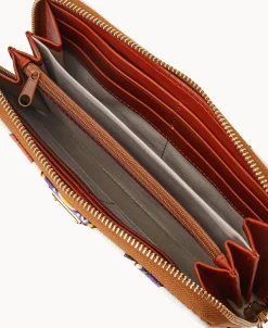 Dooney & Bourke Grab and Go | Wristlets^NFL Large Zip Around Wristlet