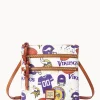 Dooney & Bourke Game Day Ready | Printed Fabric^NFL N S Triple Zip Crossbody