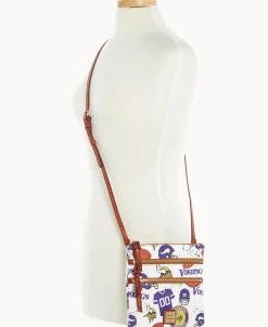 Dooney & Bourke Game Day Ready | Printed Fabric^NFL N S Triple Zip Crossbody
