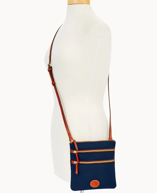 Dooney & Bourke Spring Style | Nylon^Nylon North South Triple Zip