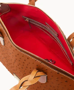 Dooney & Bourke Ready For the Getaway | Exotic Leather^Ostrich Celeste Satchel