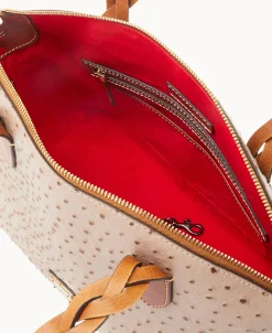 Dooney & Bourke Ready For the Getaway | Exotic Leather^Ostrich Celeste Satchel