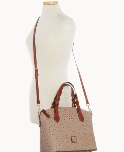 Dooney & Bourke Ready For the Getaway | Exotic Leather^Ostrich Celeste Satchel