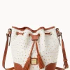 Dooney & Bourke Exotic Leather | Mini Bags^Ostrich Crossbody Drawstring