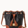 Dooney & Bourke Exotic Leather | Mini Bags^Ostrich Crossbody Drawstring
