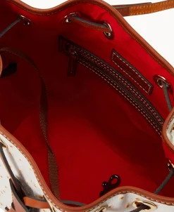 Dooney & Bourke Exotic Leather | Mini Bags^Ostrich Crossbody Drawstring