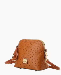 Dooney & Bourke Exotic Leather | Mini Bags^Ostrich Domed Crossbody
