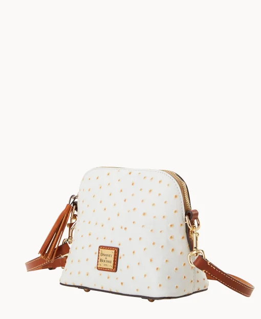 Dooney & Bourke Exotic Leather | Mini Bags^Ostrich Domed Crossbody