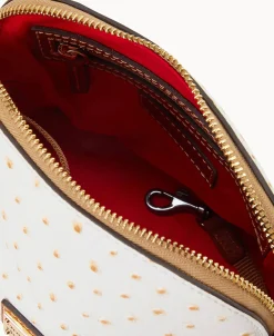 Dooney & Bourke Exotic Leather | Mini Bags^Ostrich Domed Crossbody
