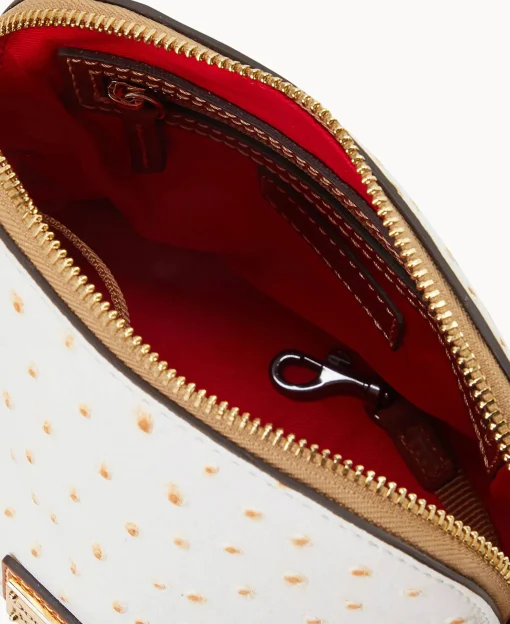 Dooney & Bourke Exotic Leather | Mini Bags^Ostrich Domed Crossbody
