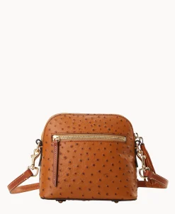 Dooney & Bourke Exotic Leather | Mini Bags^Ostrich Domed Crossbody