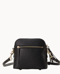 Dooney & Bourke Exotic Leather | Mini Bags^Ostrich Domed Crossbody