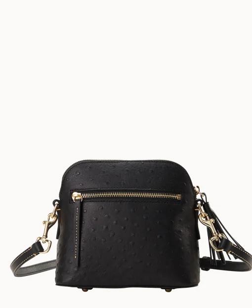 Dooney & Bourke Exotic Leather | Mini Bags^Ostrich Domed Crossbody