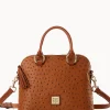 Dooney & Bourke Exotic Leather | Shoulder Bags^Ostrich Domed Satchel