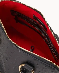 Dooney & Bourke Exotic Leather | Shoulder Bags^Ostrich Domed Satchel