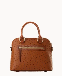 Dooney & Bourke Exotic Leather | Shoulder Bags^Ostrich Domed Satchel