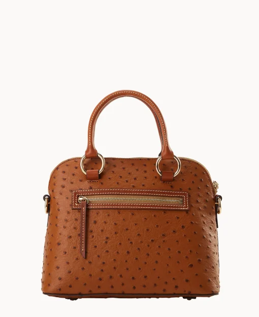 Dooney & Bourke Exotic Leather | Shoulder Bags^Ostrich Domed Satchel