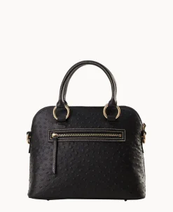 Dooney & Bourke Exotic Leather | Shoulder Bags^Ostrich Domed Satchel