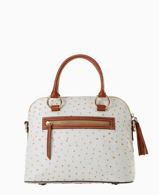 Dooney & Bourke Exotic Leather | Shoulder Bags^Ostrich Domed Satchel
