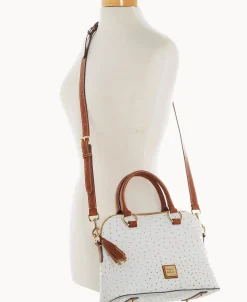 Dooney & Bourke Exotic Leather | Shoulder Bags^Ostrich Domed Satchel