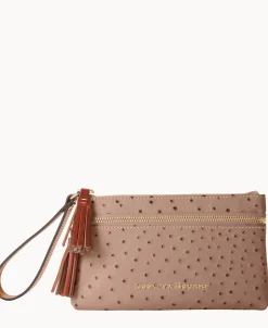 Dooney & Bourke Grab and Go | Wristlets^Ostrich Double Zip Wristlet