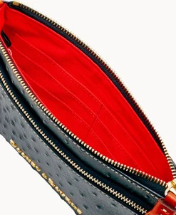 Dooney & Bourke Grab and Go | Wristlets^Ostrich Double Zip Wristlet