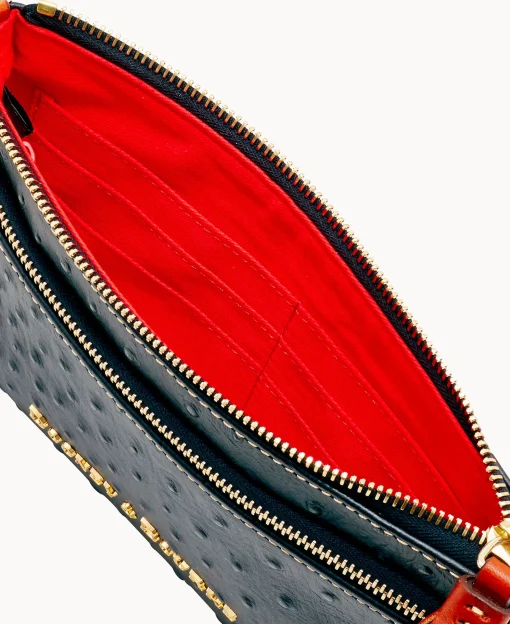 Dooney & Bourke Grab and Go | Wristlets^Ostrich Double Zip Wristlet