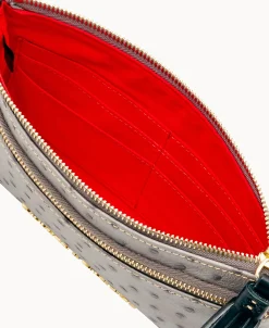 Dooney & Bourke Grab and Go | Wristlets^Ostrich Double Zip Wristlet