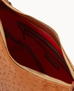 Dooney & Bourke Exotic Leather | Shoulder Bags^Ostrich Hobo