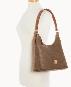 Dooney & Bourke Exotic Leather | Shoulder Bags^Ostrich Hobo