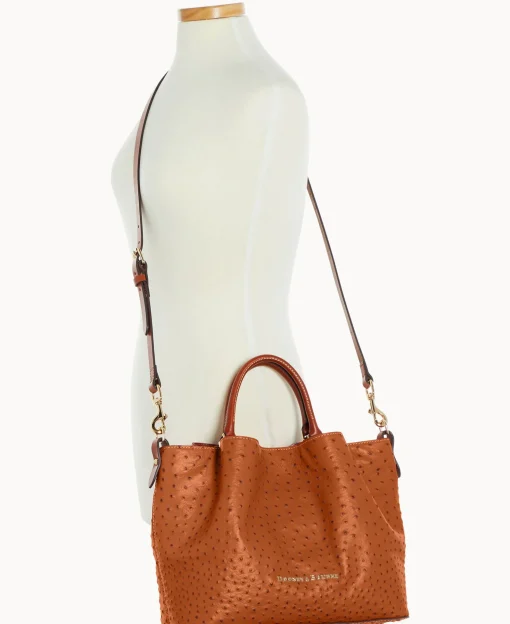 Dooney & Bourke Exotic Leather | Shoulder Bags^Ostrich Large Barlow