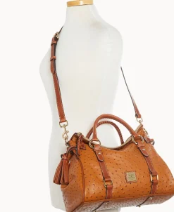 Dooney & Bourke Exotic Leather | Shoulder Bags^Ostrich Large Satchel