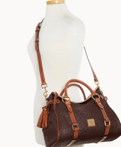 Dooney & Bourke Exotic Leather | Shoulder Bags^Ostrich Large Satchel