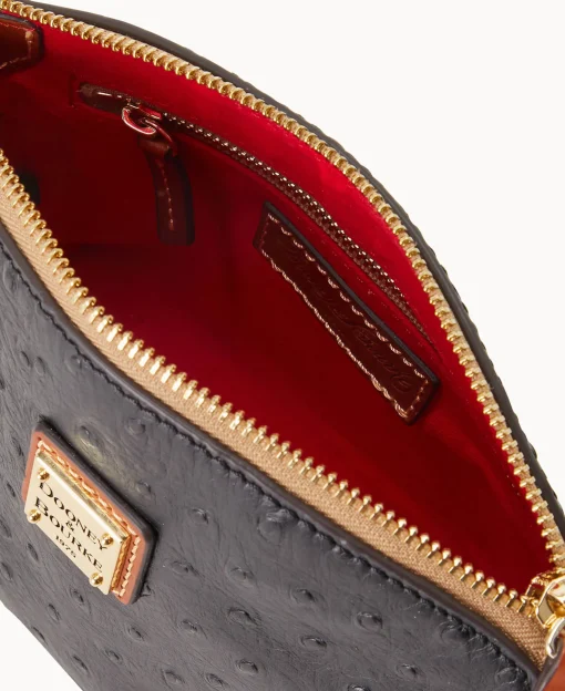 Dooney & Bourke Exotic Leather | Mini Bags^Ostrich Mini Domed Crossbody