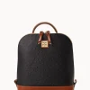 Dooney & Bourke Ready For the Getaway | Exotic Leather^Ostrich Pod Backpack