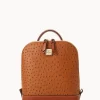 Dooney & Bourke Ready For the Getaway | Exotic Leather^Ostrich Pod Backpack