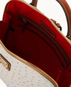 Dooney & Bourke Ready For the Getaway | Exotic Leather^Ostrich Pod Backpack
