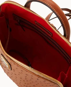 Dooney & Bourke Ready For the Getaway | Exotic Leather^Ostrich Pod Backpack
