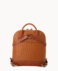 Dooney & Bourke Ready For the Getaway | Exotic Leather^Ostrich Pod Backpack