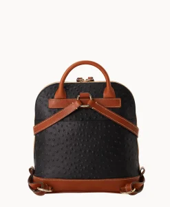 Dooney & Bourke Ready For the Getaway | Exotic Leather^Ostrich Pod Backpack