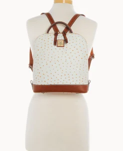 Dooney & Bourke Ready For the Getaway | Exotic Leather^Ostrich Pod Backpack